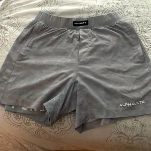 Alphalete infinity shorts 7 inch
